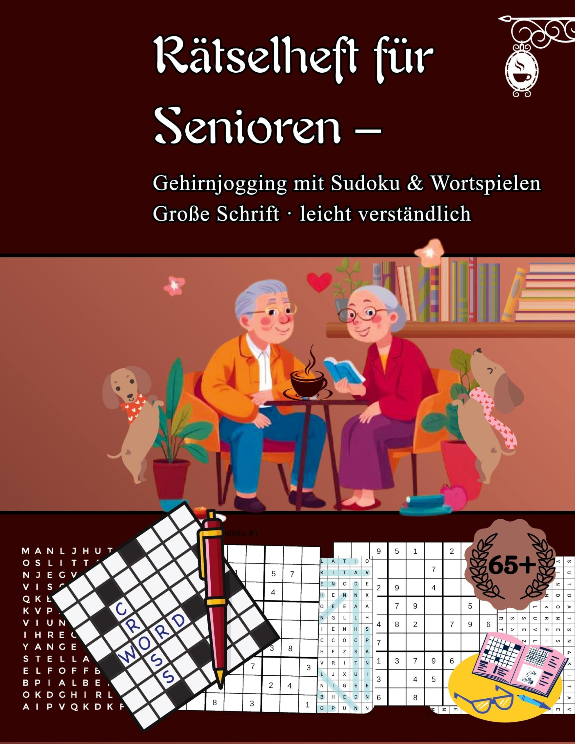 Rätselheft für Senioren: Gehirnjogging mit Sudoku & Wortspielen Leisure & Fun