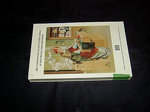 Die Funktion der schriftlichen Quelle in der Sachkulturforschung Books