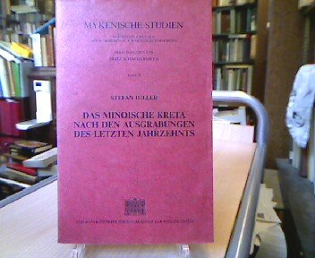 Das Mionische Kreta Nach Den Ausgrabungen Des Letzten Jahrzehnts book