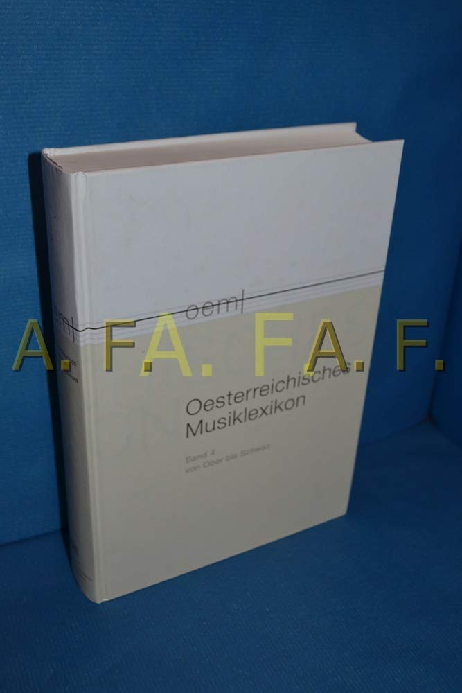 Osterreichisches Musiklexikon: Ober - Schwaz book