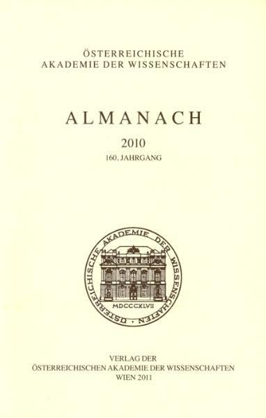 Almanach der Akademie der Wissenschaften / Almanach 2010/160.Jahrgang Reference Books