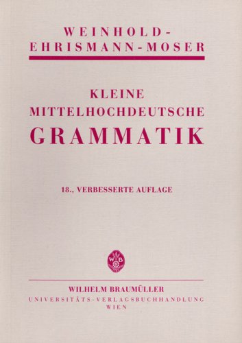 Kleine mittelhochdeutsche Grammatik Business, Finance & Career