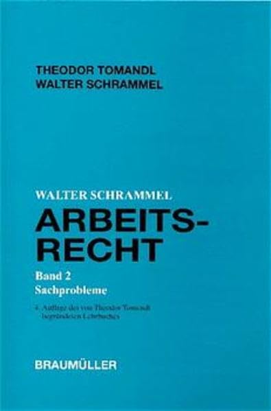 Arbeitsrecht Band 2. Sachprobleme Books