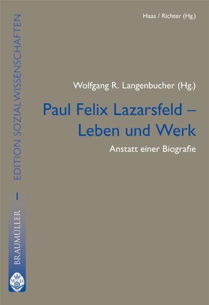 Paul Felix Lazarsfeld - Leben und Werk Law