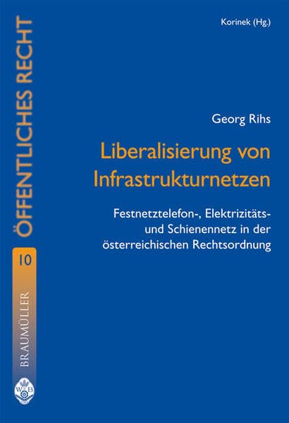 Liberalisierung von Infrastrukturnetzen: Festnetztelefon-, Elektrizität- und Schienennetz in der österreichischen Rechtsordnung book
