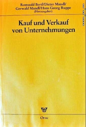 Kauf und Verkauf von Unternehmungen Books