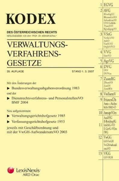 KODEX Verwaltungsverfahrensgesetze Law