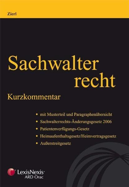 Sachwalterrecht - Kurzkommentar Law