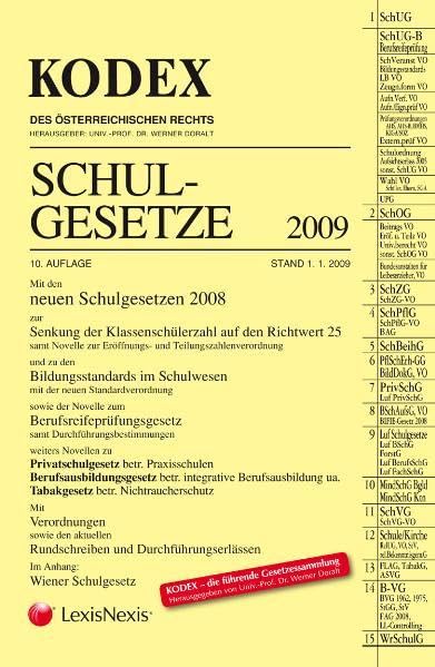KODEX Schulgesetze (Kodex des österreichischen Rechts: Hauptband) Law