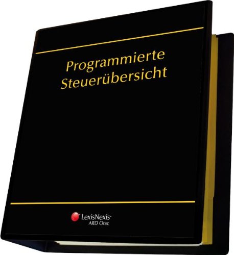 Programmierte Steuerübersicht: Gesamtwerk 1.- 43. Lieferung Books