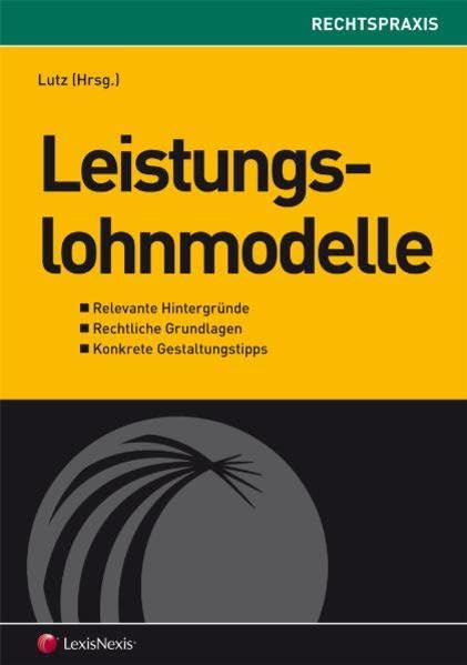Product Image: Leistungslohnmodelle (ARD - Praxishandbuch)
