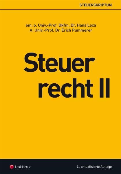 Steuerrecht II: Verkehrssteuern (Orac Steuerskripten) Law