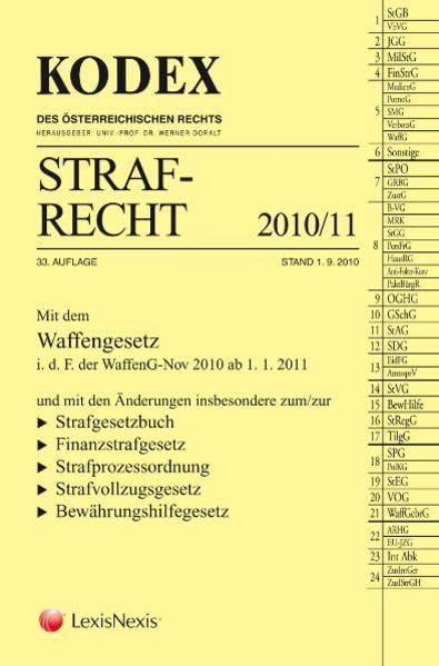 KODEX Strafrecht (Kodex des österreichischen Rechts: Hauptband) Law