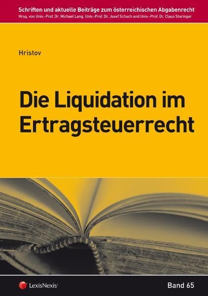Die Liquidation im Ertragsteuerrecht book