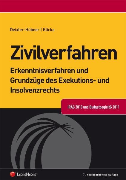 Zivilverfahren: Erkenntnisverfahren und Grundzüge des Exekutions- und Insolvenzrechts Law