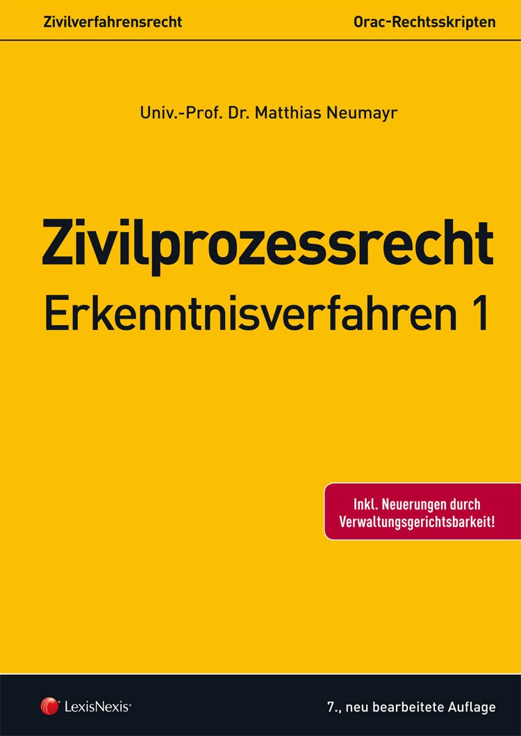 Zivilprozessrecht Erkenntnisverfahren 1 (Skripten) Law