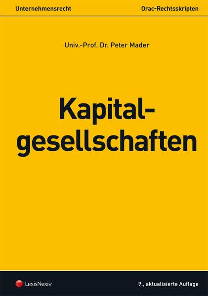 Kapitalgesellschaften (Skripten) Law