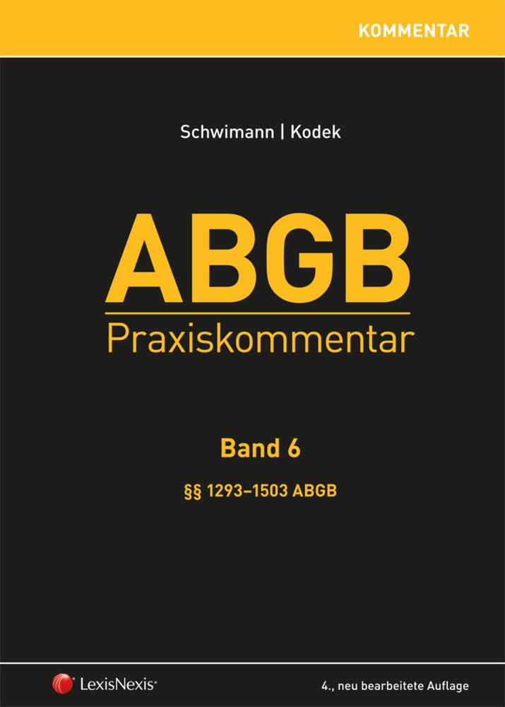 ABGB Praxiskommentar / ABGB Praxiskommentar - Band 6 Law
