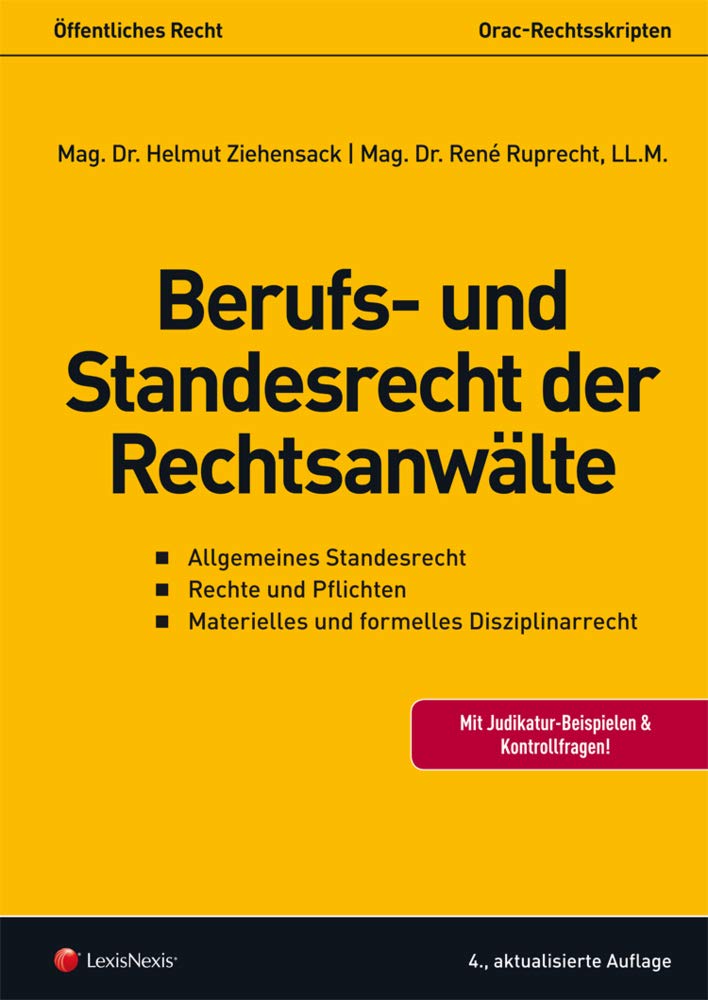 Berufs- und Standesrecht der Rechtsanwälte (Skripten) Law