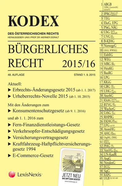 KODEX Bürgerliches Recht 2015/16 Law