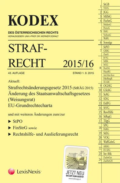 Product Image: KODEX Strafrecht 2015/16