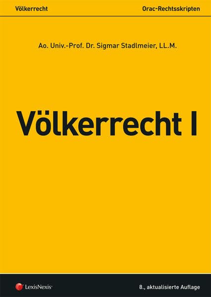 Product Image: Völkerrecht I (Skripten) - Stadlmeier, Sigmar
