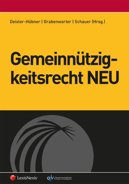 Gemeinnützigkeitsrecht NEU (Monographie) Law