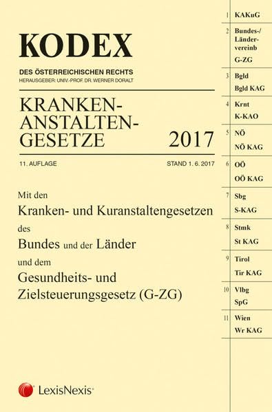 Product Image: KODEX Krankenanstaltengesetze 2017