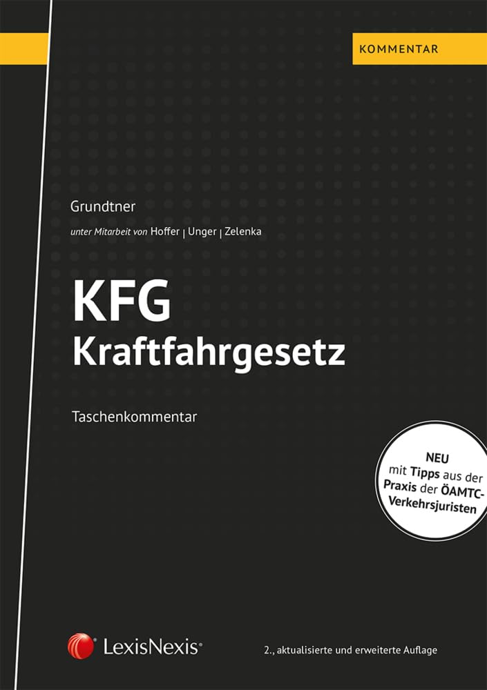 KFG Kraftfahrgesetz - Taschenkommentar Law