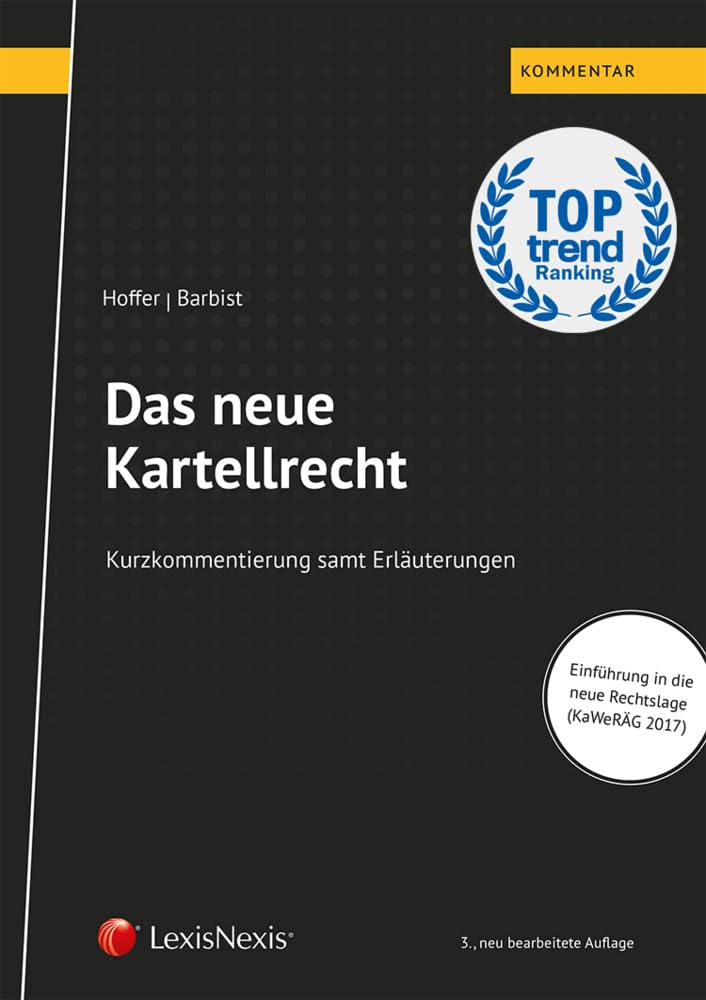 Das neue Kartellrecht (Fachbuch) Law