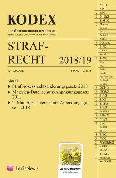Product Image: KODEX Strafrecht 2018/19