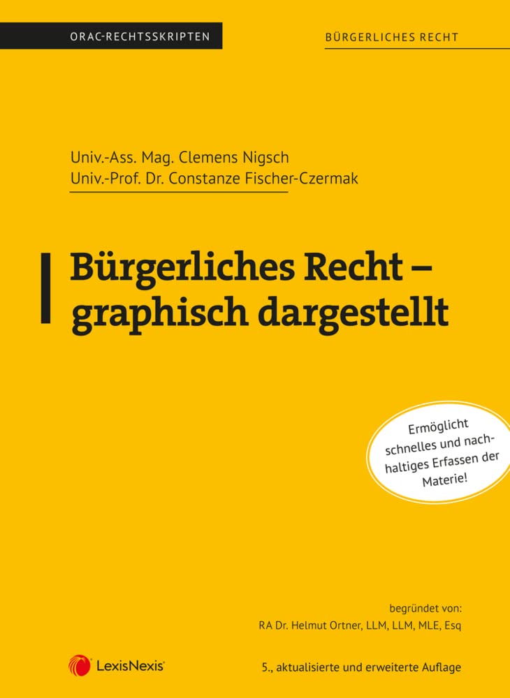 Bürgerliches Recht - graphisch dargestellt (Skriptum) (Skripten) Law