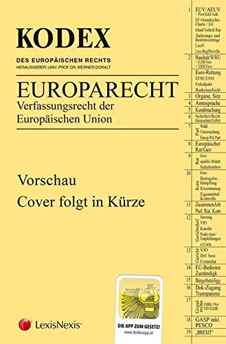 KODEX EU-Verfassungsrecht (Europarecht) 2019: Mit der App zum Gesetz Law