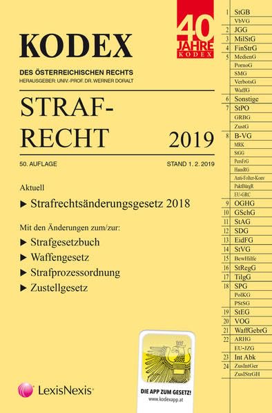 KODEX Strafrecht 2019 Law