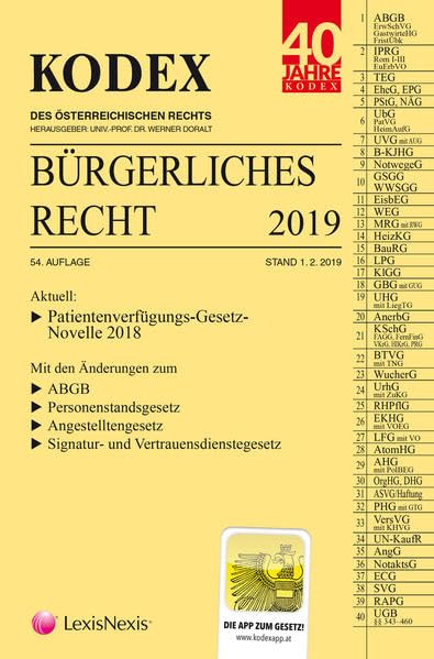 Product Image: KODEX Bürgerliches Recht 2019