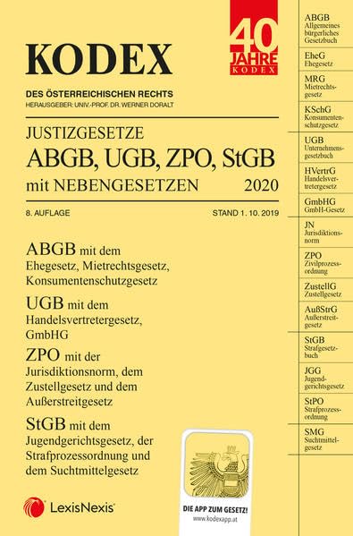 Product Image: KODEX Justizgesetze 2020
