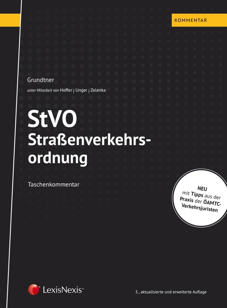 StVO Straßenverkehrsordnung - Taschenkommentar Law