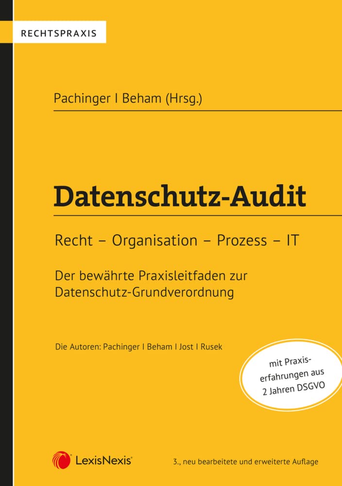 Product Image: Datenschutz-Audit: Recht - Organisation - Prozess - IT (Rechtspraxis)