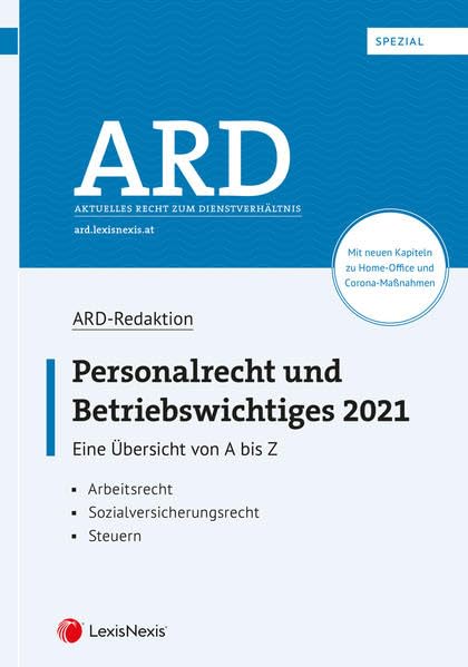 Personalrecht und Betriebswichtiges 2021 (Monographie) Law