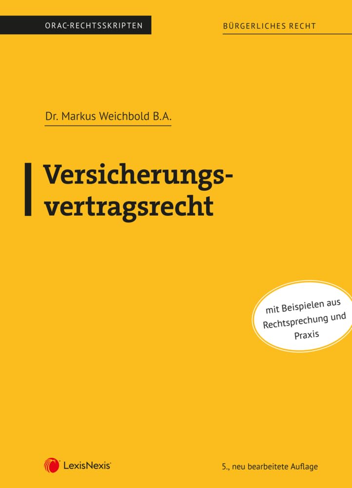 Product Image: Versicherungsvertragsrecht (Skriptum): Allgemeiner Teil (Skripten)