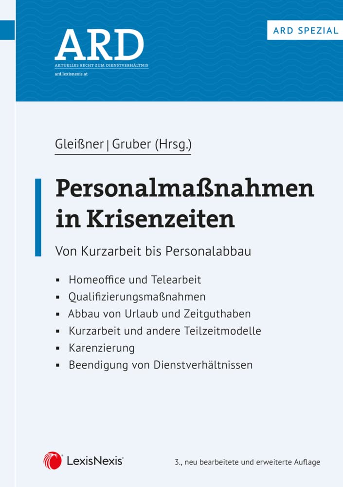 Personalmaßnahmen in Krisenzeiten: Von Kurzarbeit bis Personalabbau (Populäres Fachbuch) Law