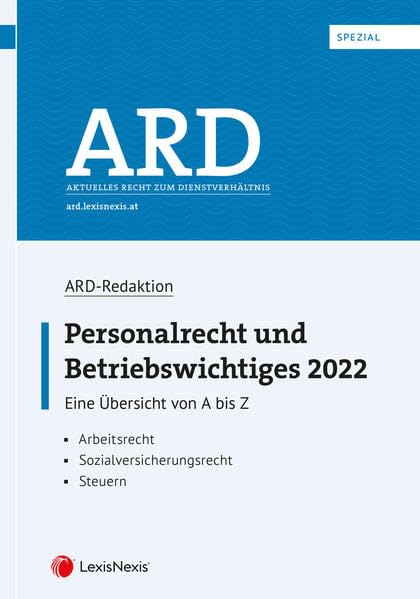 Personalrecht und Betriebswichtiges 2022 (Monographie) Law