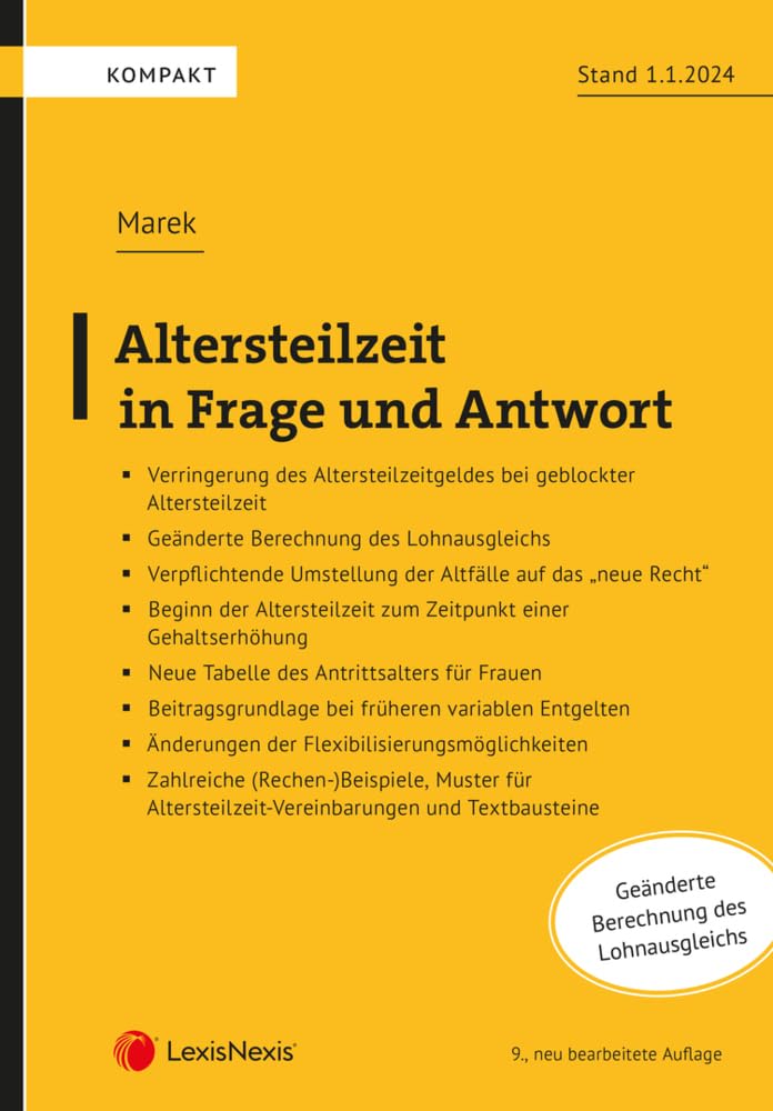 Altersteilzeit in Frage und Antwort (Populäres Fachbuch) Law