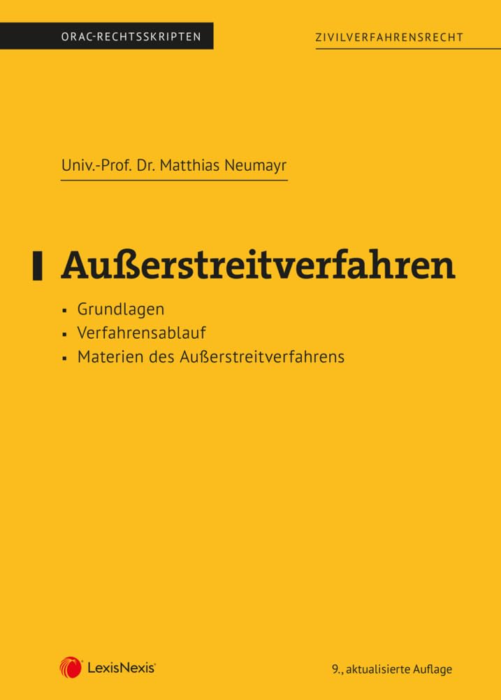 Außerstreitverfahren (Skriptum) (Skripten) Law