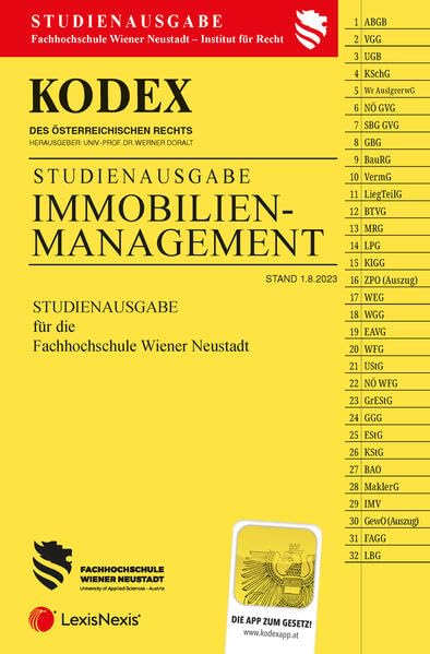 KODEX Immobilienmanagement 2023/24 - inkl. App: Studienausgabe der FH Wr. Neustadt book
