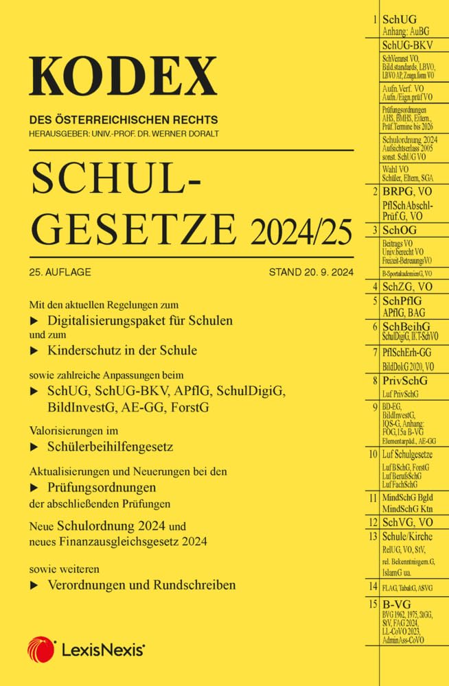 KODEX Schulgesetze 2024/25 Law