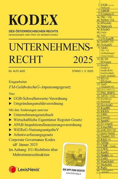KODEX Unternehmensrecht 2025 - inkl. App Law
