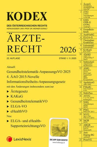 KODEX Ärzterecht 2026 - inkl. App Law