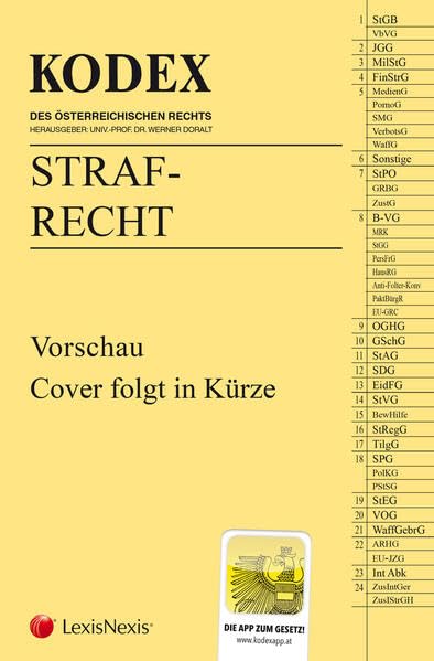 KODEX Strafrecht 2025/26 - inkl. App Law