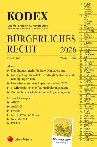 KODEX Bürgerliches Recht 2026 Law